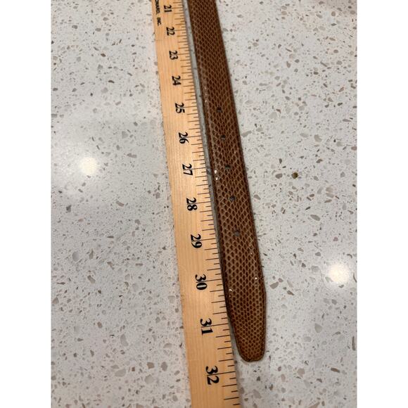 VINTAGE Rayman/Ridless SNAKE SKIN Belt SZ Small - Picture 8 of 8